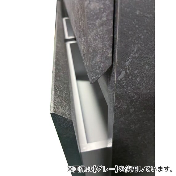 キッチンボード (鏡面仕様 引出しタイプ 幅140cm ホワイト) 7枚目画像