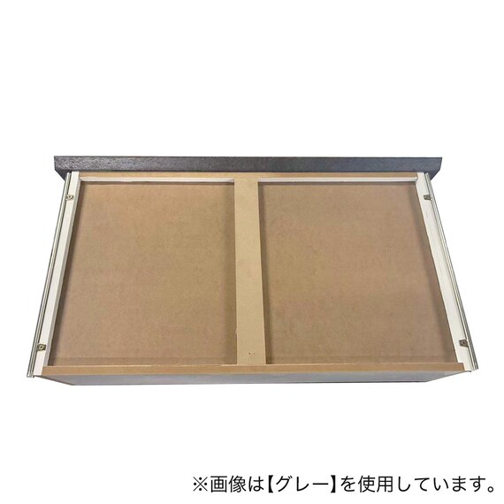 キッチンボード (鏡面仕様 引出しタイプ 幅159.5cm ホワイト) 12枚目画像