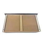 キッチンボード (セラミック柄 引出しタイプ 幅159.5cm グレー) 12枚目画像