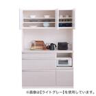 石目柄キッチンボード (幅120cm ダークグレー) 2枚目画像