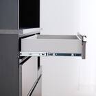 石目柄キッチンボード (幅120cm ダークグレー) 7枚目画像
