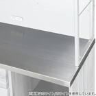 ステンレス天板のキッチンボードソフトクローズタイプ(IM301 SHQ100OP WH/BK) 2枚目画像