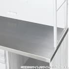 ステンレス天板のキッチンボードソフトクローズタイプ(IM301 SHQ100OP WH/BK) 2枚目画像