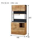 ステンレス天板のキッチンボードソフトクローズタイプ(IM301 SHQ100OP WH/BK) 3枚目画像