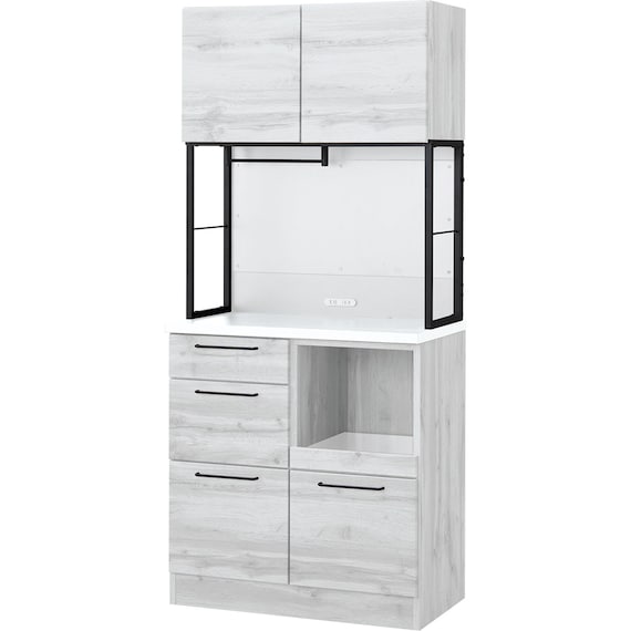 マグネット付きキッチンボード(IM301C 80MG WH/BK) 1枚目画像