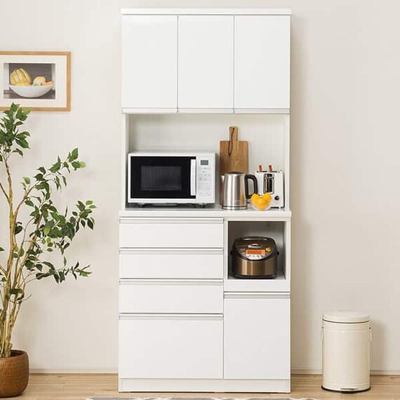 キッチンボード(レジューム 90TF/90QH WH) 2枚目画像