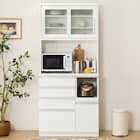 キッチンボード(レジューム 90TG/90QH WH) 2枚目画像