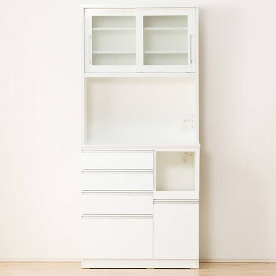 キッチンボード(レジューム 90TG/90QH WH) 3枚目画像