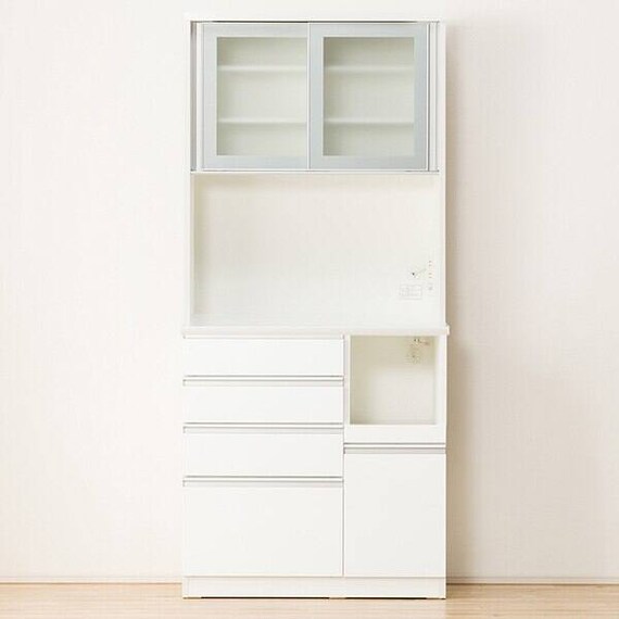 キッチンボード(レジューム 90AG/90QH WH) 3枚目画像