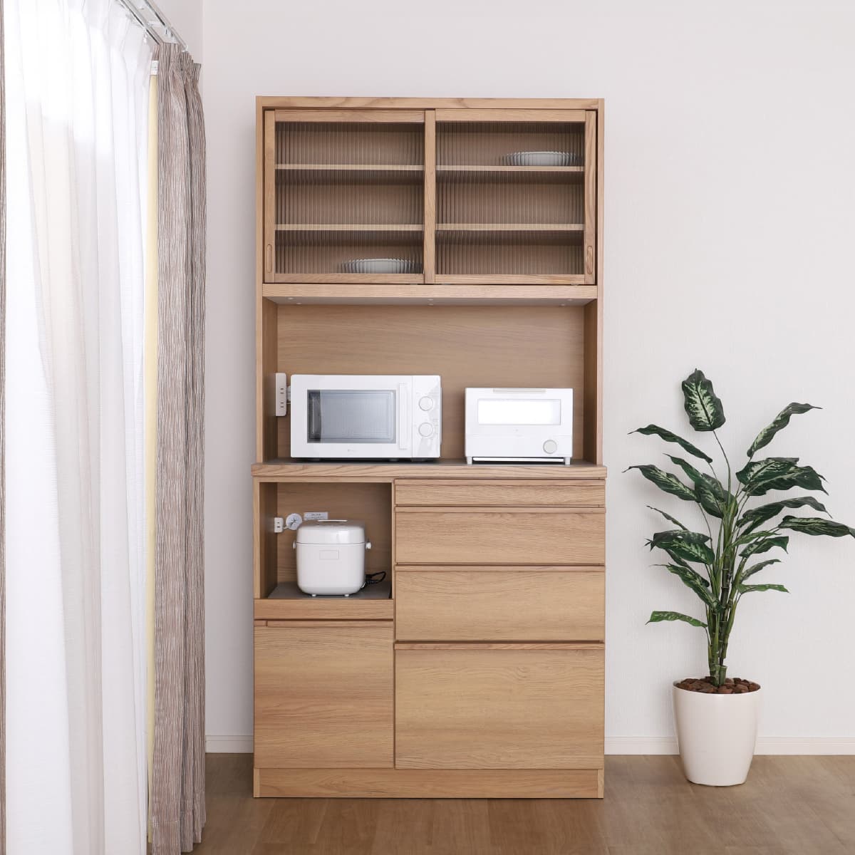 キッチンボード(リノア 幅100cm OAK)【島忠ホームズ商品】 | ニトリ