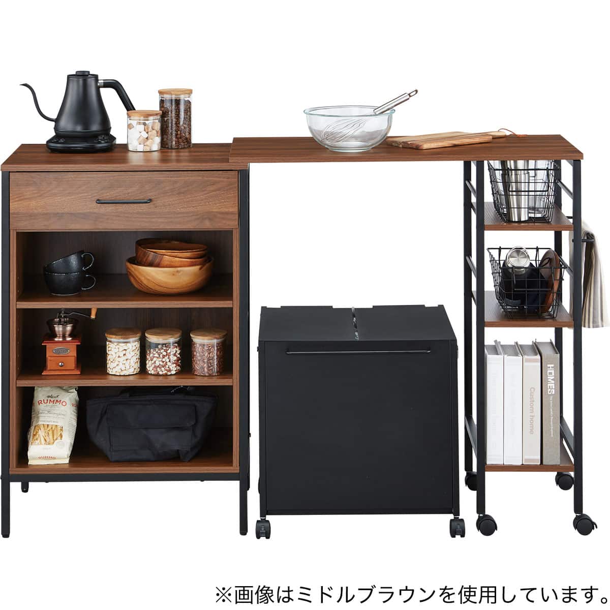 伸長カウンター(IG008 1200 LBR) | ニトリネット【公式】 家具