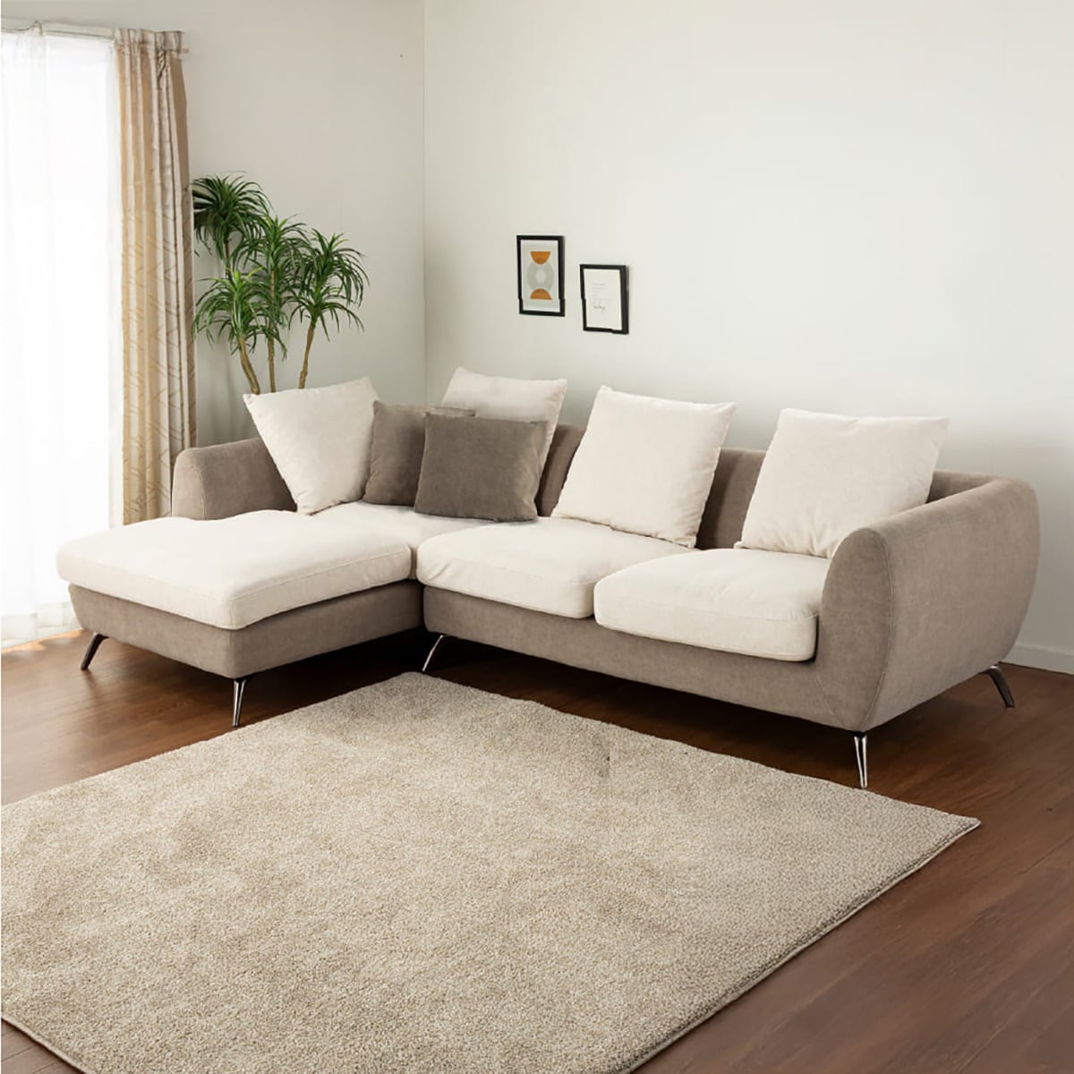 ニトリ　ソファー　アイボリー カウチソファ アイボリー | ニトリネット【公式】 家具・インテリア通販