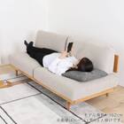 3人用布張りソファ(リーズ BE/LBR)【島忠ホームズ商品】 14枚目画像