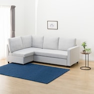 収納付きコーナーソファベッド 布張りタイプ (ノアーク2)