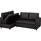 傷・汚れに強い コーナーソファベッド 収納付き 合皮タイプ (ノアーク2 右コーナー Nシールド DBR) 12枚目画像