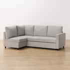 コーナーソファベッド 収納付き 布張りタイプ (ノアーク2 右コーナー 撥水加工タイプ MO) 9枚目画像