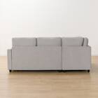 コーナーソファベッド 収納付き 布張りタイプ (ノアーク2 右コーナー 撥水加工タイプ MO) 12枚目画像