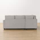 コーナーソファベッド 収納付き 布張りタイプ (ノアーク2 右コーナー 撥水加工タイプ MO) 12枚目画像