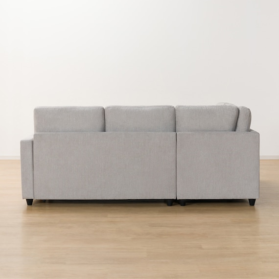 コーナーソファベッド 収納付き 布張りタイプ (ノアーク2 右コーナー 撥水加工タイプ MO) 12枚目画像