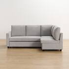 コーナーソファベッド 収納付き 布張りタイプ (ノアーク2 左コーナー 撥水加工タイプ MO) 10枚目画像