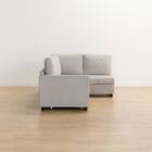 コーナーソファベッド 収納付き 布張りタイプ (ノアーク2 左コーナー 撥水加工タイプ MO) 11枚目画像