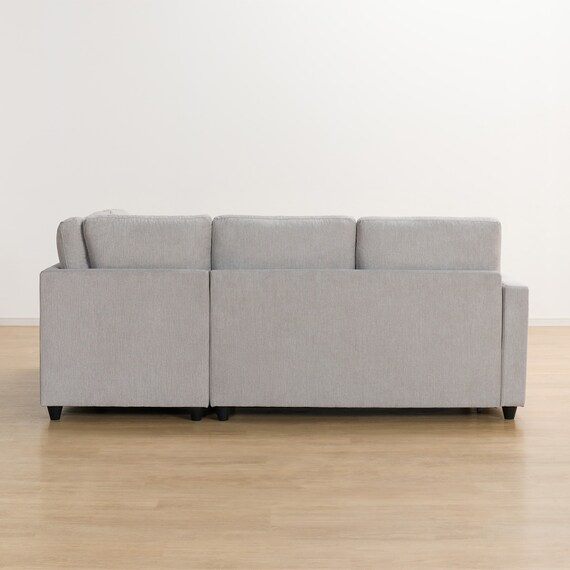 コーナーソファベッド 収納付き 布張りタイプ (ノアーク2 左コーナー 撥水加工タイプ MO) 12枚目画像