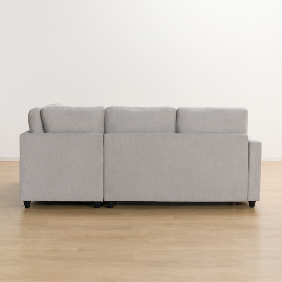 コーナーソファベッド 収納付き 布張りタイプ (ノアーク2 左コーナー 撥水加工タイプ MO) 12枚目画像