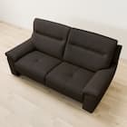 3人掛けソファ 本革(一部合成皮革)タイプ (SK7070 DBR) 2枚目画像