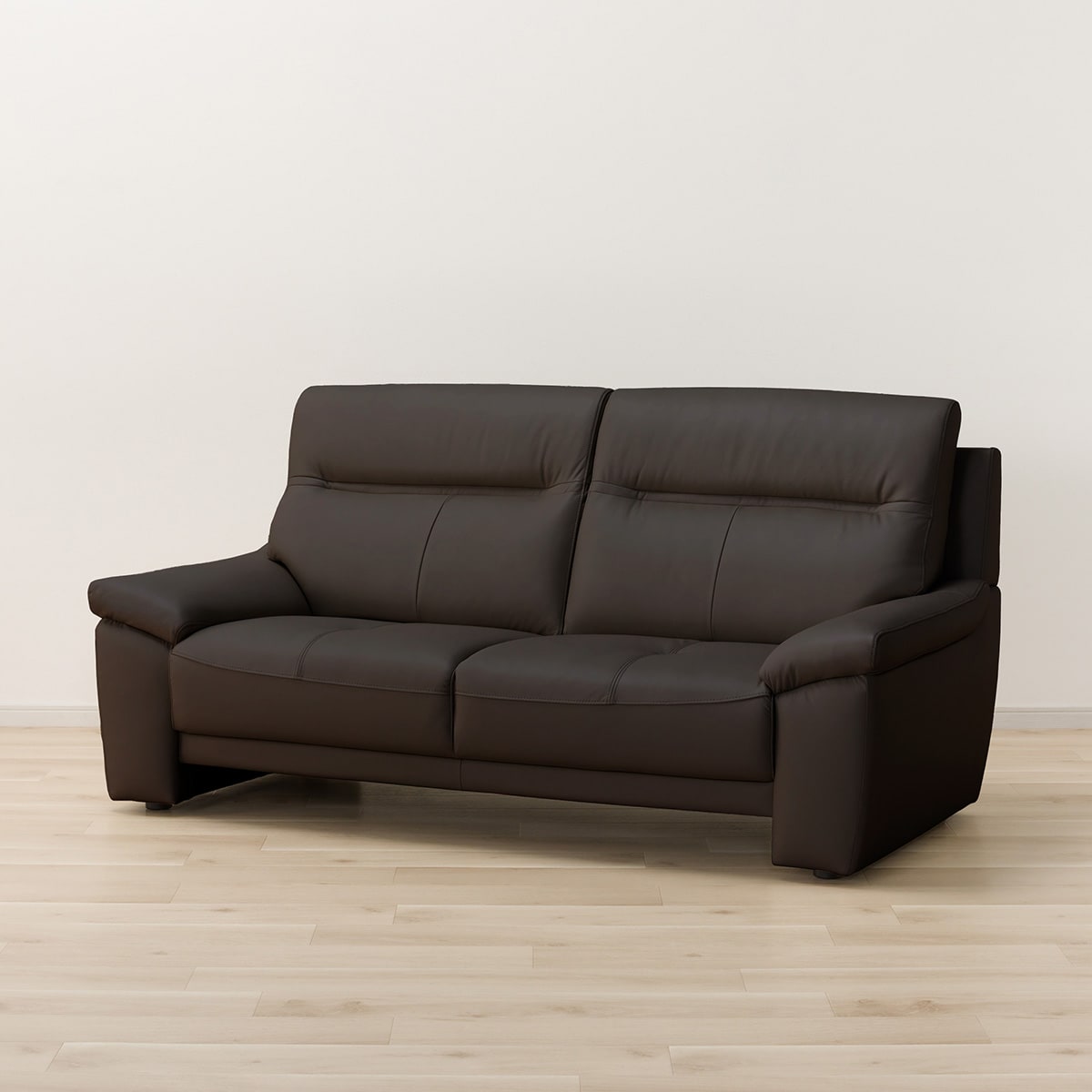 ソファー ソファ 3人掛け 本革ソファニトリ 受注生産 3人掛けソファ 本革(一部合成皮革)タイプ (SK7070 DBR） | ニトリ