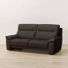 3人掛けソファ 本革(一部合成皮革)タイプ (SK7070 DBR） 3枚目画像