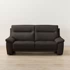 3人掛けソファ 本革(一部合成皮革)タイプ (SK7070 DBR) 4枚目画像