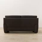 3人掛けソファ 本革(一部合成皮革)タイプ (SK7070 DBR） 6枚目画像