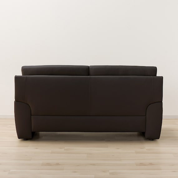 3人掛けソファ 本革(一部合成皮革)タイプ (SK7070 DBR) 6枚目画像