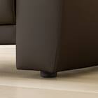 3人掛けソファ 本革(一部合成皮革)タイプ (SK7070 DBR） 9枚目画像