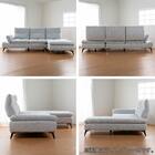 布張りカウチソファL(ヴァリ DGY)【島忠ホームズ商品】 13枚目画像