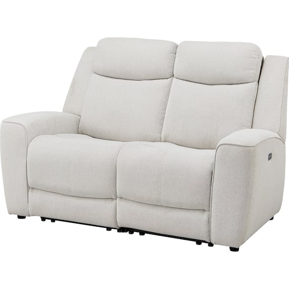 2人掛け電動リクライニングソファ 布張りタイプ (EK6318 BE) 1枚目画像