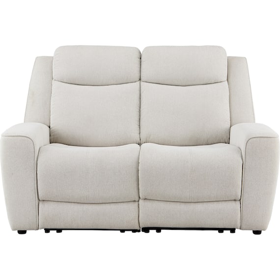 2人掛け電動リクライニングソファ 布張りタイプ (EK6318 BE) 2枚目画像