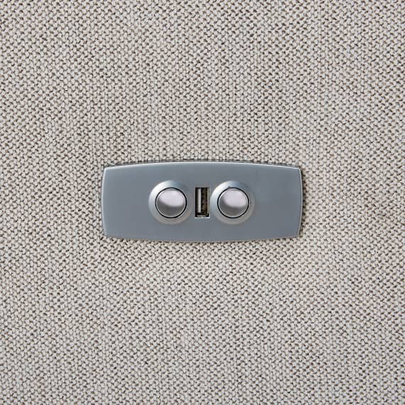 2人掛け電動リクライニングソファ 布張りタイプ (EK6318 BE) 9枚目画像