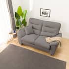 2人掛けソファ 布張りタイプ (Nポケット BS12 H-HI AQ-MGY) 2枚目画像