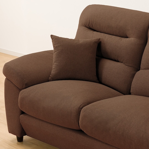 2人掛け布張りソファ(Nポケット BS12 S-HI Nシールド AQ-BR) 17枚目画像