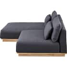 カウチローソファセット 布張りタイプ (SP01 GY) 3枚目画像