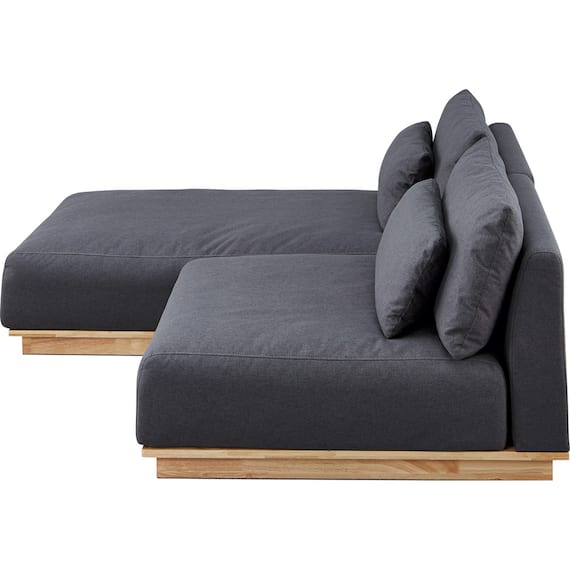 カウチローソファセット 布張りタイプ (SP01 GY) 3枚目画像