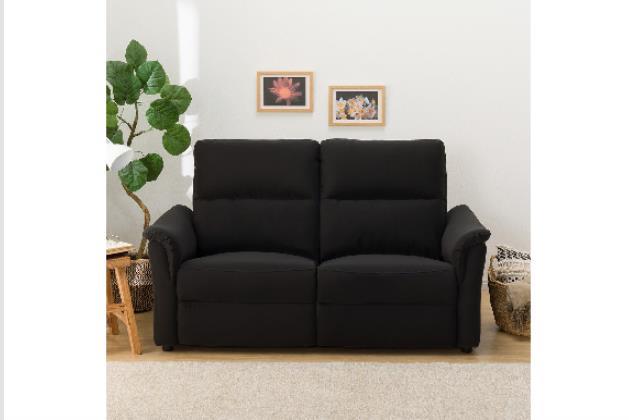 2人掛けソファ ニトリ Nシールド(KK6133)ブラック 2P RｿﾌｧKK6133 Nｼｰﾙﾄﾞ BK | ニトリネット【公式】 家具・インテリア通販