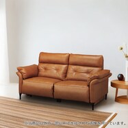 電動リクライニングソファ 本革タイプ (EK5190)