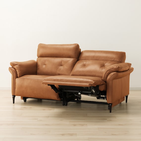 3人掛け電動リクライニングソファ 本革タイプ (EK5190 BR) 7枚目画像