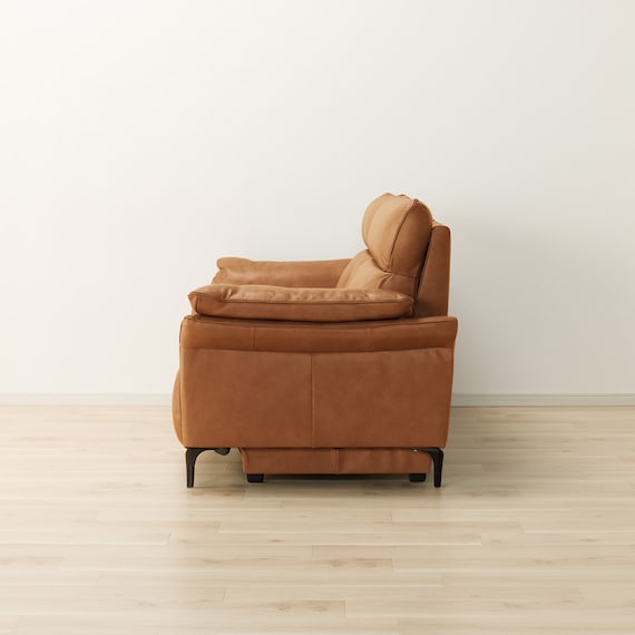 3人掛け電動リクライニングソファ 本革タイプ (EK5190 BR) 9枚目画像