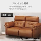 3人掛け電動リクライニングソファ 本革タイプ (EK5190 MO) 5枚目画像