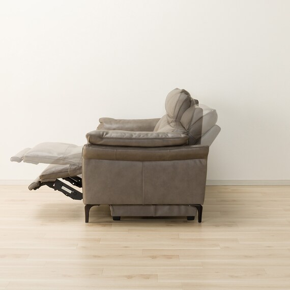 3人掛け電動リクライニングソファ 本革タイプ (EK5190 MO) 12枚目画像