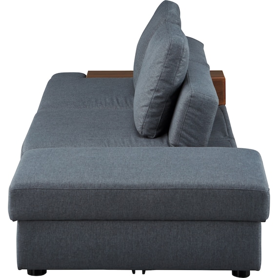 収納付きソファベッド 布張りタイプ (BX01 DGY) 6枚目画像