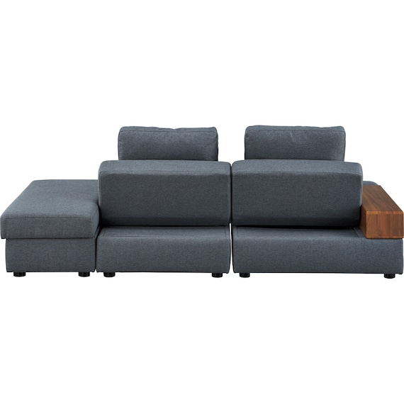 収納付きソファベッド 布張りタイプ (BX01 DGY) 7枚目画像